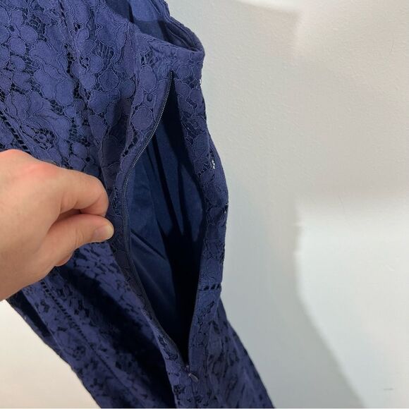 NWOT Isaac Mizrahi Live! Petite Hi-Low Lace Maxi Dress | Size LP - Picture 12 of 15